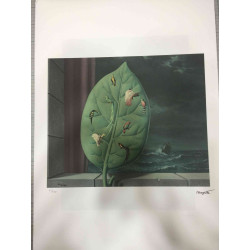 Rene Magritte Lithografie off set 50x70 cm gecertificeerd