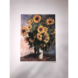 Claude Monet litografia off set cm 50x70