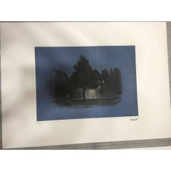 Rene Magritte Litografia off set 50x70 cm certificat