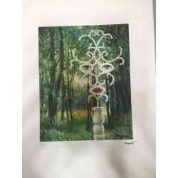 Rene Magritte Lithografie off set 50x70 cm gecertificeerd