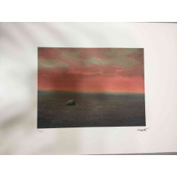 Rene Magritte Lithografie off set 50x70 cm gecertificeerd