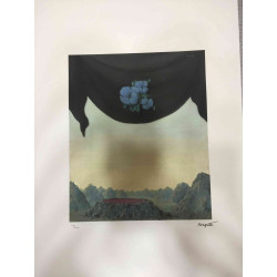 Rene Magritte Lithografie off set 50x70 cm gecertificeerd