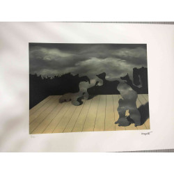 Rene Magritte Litografia off set 50x70 cm certificat