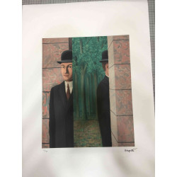 Rene Magritte Lithografie off set 50x70 cm gecertificeerd