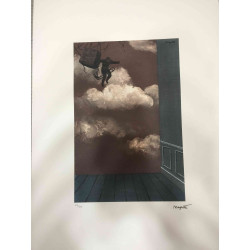 Rene Magritte Lithografie off set 50x70 cm gecertificeerd