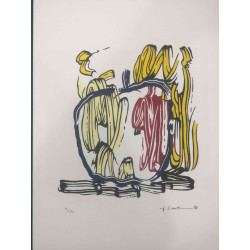 Roy Lichtenstein Litografía off set 50x35 cm certificado