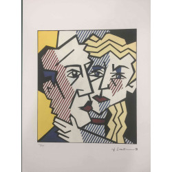 Roy Lichtenstein Lithographie Offset 50x35 cm zertifiziert