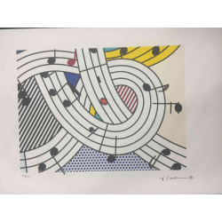 Roy Lichtenstein Lithographie Offset 50x35 cm zertifiziert