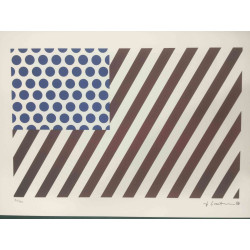 Roy Lichtenstein Lithographie Offset 50x35 cm zertifiziert