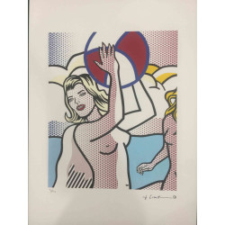 Roy Lichtenstein Lithographie Offset 50x35 cm zertifiziert