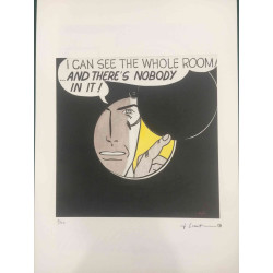 Roy Lichtenstein Lithographie Offset 50x35 cm zertifiziert