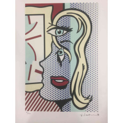 Roy Lichtenstein Lithographie Offset 50x35 cm zertifiziert