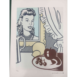 Roy Lichtenstein Lithographie Offset 50x35 cm zertifiziert
