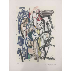 Roy Lichtenstein Lithographie Offset 50x35 cm zertifiziert