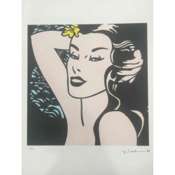 Roy Lichtenstein Lithographie Offset 50x35 cm zertifiziert