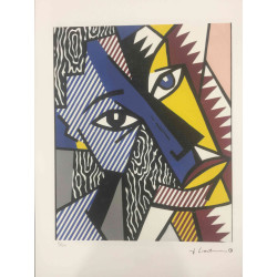 Roy Lichtenstein Lithographie Offset 50x35 cm zertifiziert