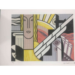 Roy Lichtenstein Lithographie Offset 50x35 cm zertifiziert
