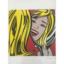 Roy Lichtenstein Lithographie Offset 50x35 cm zertifiziert