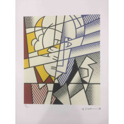 Roy Lichtenstein Lithographie Offset 50x35 cm zertifiziert