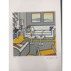 Roy Lichtenstein Lithographie Offset 50x35 cm zertifiziert