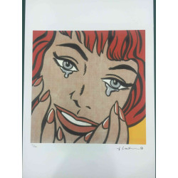 Roy Lichtenstein Lithographie Offset 50x35 cm zertifiziert