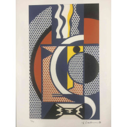 Roy Lichtenstein Lithographie Offset 50x35 cm zertifiziert