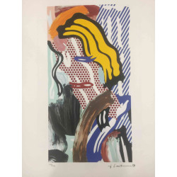 Roy Lichtenstein Lithographie Offset 50x35 cm zertifiziert