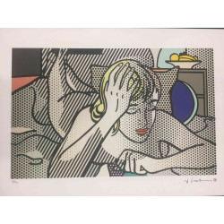 Roy Lichtenstein Lithographie Offset 50x35 cm zertifiziert