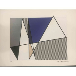 Roy Lichtenstein Lithographie Offset 50x35 cm zertifiziert