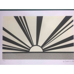 Roy Lichtenstein Lithographie Offset 50x35 cm zertifiziert