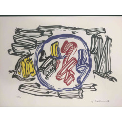 Roy Lichtenstein Lithographie Offset 50x35 cm zertifiziert