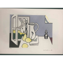 Roy Lichtenstein Lithographie Offset 50x35 cm zertifiziert