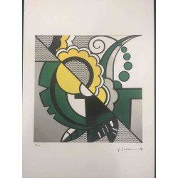 Roy Lichtenstein Lithographie Offset 50x35 cm zertifiziert