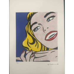 Roy Lichtenstein Lithographie Offset 50x35 cm zertifiziert