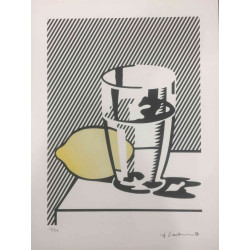 Roy Lichtenstein Lithographie Offset 50x35 cm zertifiziert