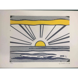 Roy Lichtenstein Lithographie Offset 50x35 cm zertifiziert