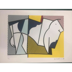 Roy Lichtenstein Lithographie Offset 50x35 cm zertifiziert
