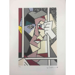 Roy Lichtenstein Lithographie Offset 50x35 cm zertifiziert