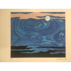 Roy Lichtenstein Lithographie Offset 50x35 cm zertifiziert