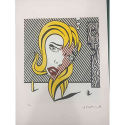 Roy Lichtenstein Lithographie Offset 50x35 cm zertifiziert