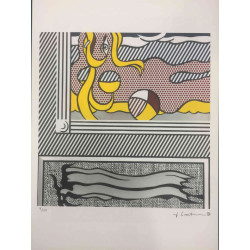 Roy Lichtenstein Lithographie Offset 50x35 cm zertifiziert