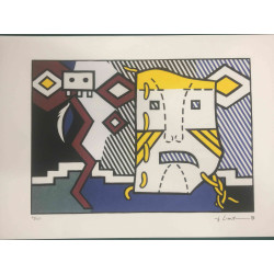 Roy Lichtenstein Lithographie Offset 50x35 cm zertifiziert