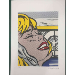 Roy Lichtenstein Lithographie Offset 50x35 cm zertifiziert