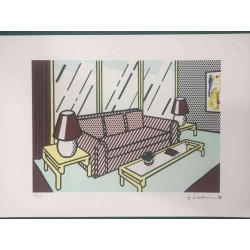 Roy Lichtenstein Lithographie Offset 50x35 cm zertifiziert