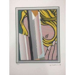 Roy Lichtenstein Lithographie Offset 50x35 cm zertifiziert