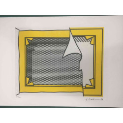 Roy Lichtenstein Lithographie Offset 50x35 cm zertifiziert