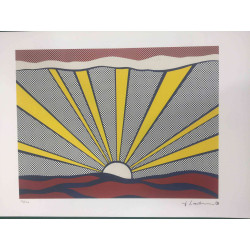Roy Lichtenstein Lithographie Offset 50x35 cm zertifiziert