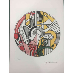 Roy Lichtenstein Lithographie Offset 50x35 cm zertifiziert