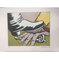 Roy Lichtenstein Lithographie Offset 50x35 cm zertifiziert