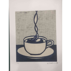 Roy Lichtenstein Lithographie Offset 50x35 cm zertifiziert